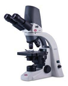 microscopios y estereomicroscopios icroscopio petro r fico C modelo P Cabezal monocular o binocular inclinado 45º y rotatorio 360º. Oculares gran campo WF10X/18mm con retículo en cruz.