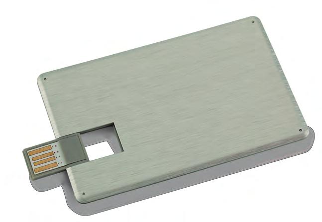 OF-274 CREDIT CARD USB ALUMINIO Aluminio. Colores: Silver.