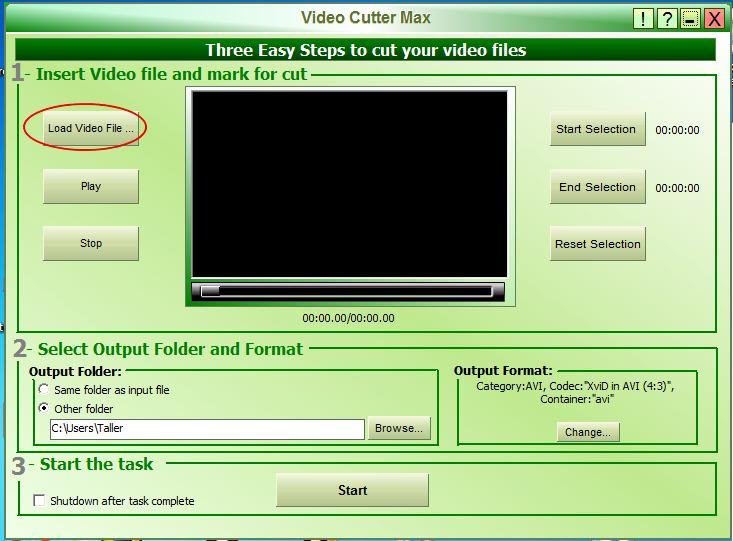 Programas: Multimedia (Video) Video Cutter Max Web de Descarga: http://www.softwareclub.ws/download.html Otra Opción de este software http://download.cnet.