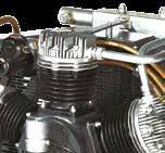 Duraderos y robustos gracias a las bajas velocidades de giro Unidades dobles Dos compresores instalados sobre un depósito de presión, ideal para ahorrar espacio