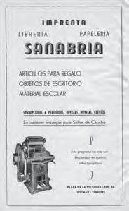 LA IMPRENTA Y LIBRERÍA SANABRIA DE GÜÍMAR (1947-1998) 79 que supuso una mayor demanda de