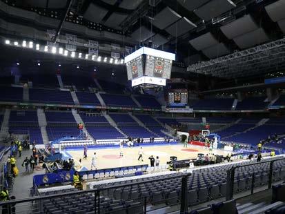 The emblematic WiZink Center is the home of Real Madrid s basketball team and the club s Corporate Hospitality has made the venue s most select areas available to its clients.