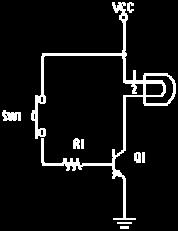 Cuando se cierra el interruptor SW1, una intensidad muy pequeña circulará por la Base yuna intensidad muy grande dese el Emisor al Colector.