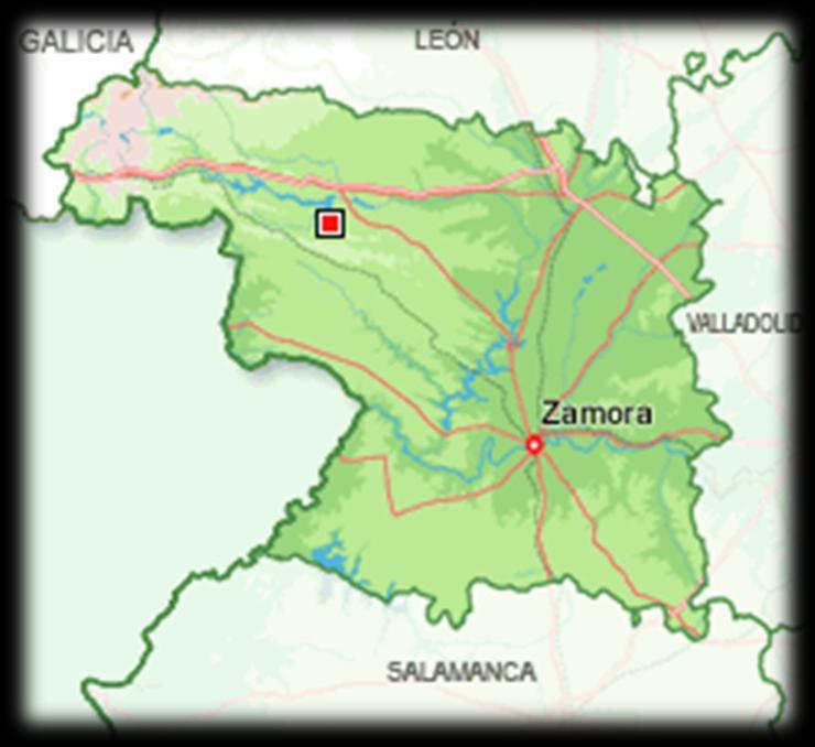 2. CARACTERÍSTICAS DEL ENTORNO El centro está situado en el pueblo de Villardeciervos, al noroeste de la provincia de Zamora, en la Sierra de la Culebra.