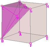 Cub i tetraedre 11. El cub de la figura té 10 cm d aresta.