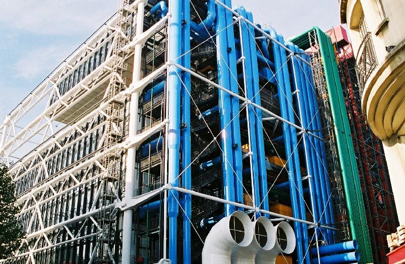 El Centro Pompidou R. Piano y R.