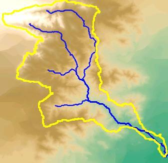 La cuenca hidrográfica asociada a un