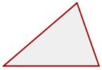Tiene 20 lados y ángulos iguales. TRIÁNGULO Es el polígono de tres lados. Propiedades de los triángulos 1 Un lado de un triángulo es menor que la suma de los otros dos y mayor que su diferencia.