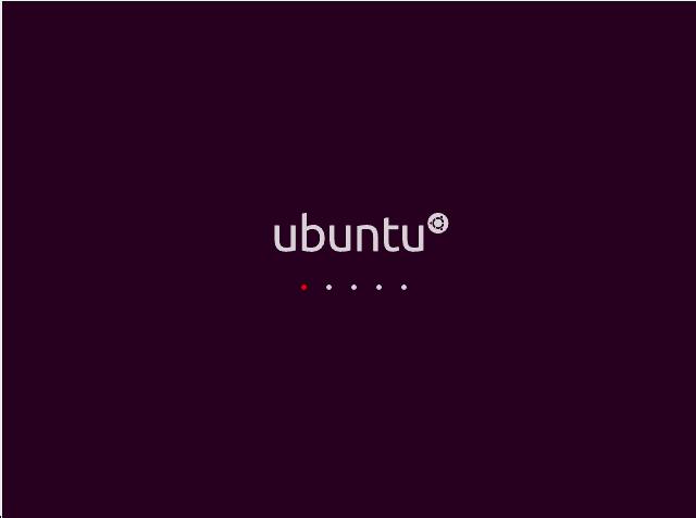 Si antes de terminar los 9 segundos presionamos entonces veremos el menú de opciones en el cual podemos elegir Iniciar Ubuntu, es decir como live o mejor dicho probar Ubuntu sin instalar.