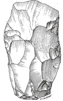 o Denticulado: las extracciones forman una hilera de dientes. Continuo Discontinuo Denticulado Fig. 20 Delineación del retoque. Dibujos J. M. Benito.