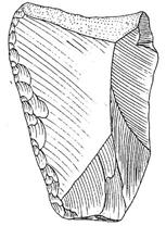 Principales tipos del Paleolítico Medio Raedera: Lasca o lámina que presenta, sobre uno o varios filos, retoques continuos y regulares