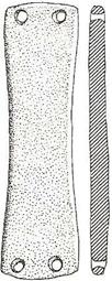 La representación gráfica y la descripción de la azuela se realiza de la misma forma que en el caso del hacha.