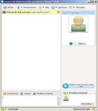 CÓMO USAR SKYPE CHAT Skype Chat le permite chatear con diferentes contactos a la vez.