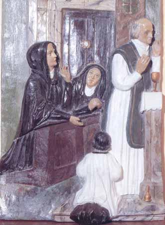 S anta Giuliana Falconieri se distinguió siempre por ser una gran devota de la Eucaristía.