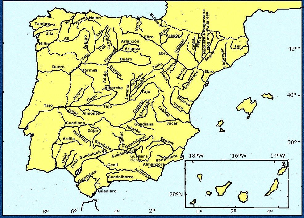 Mapa de ríos