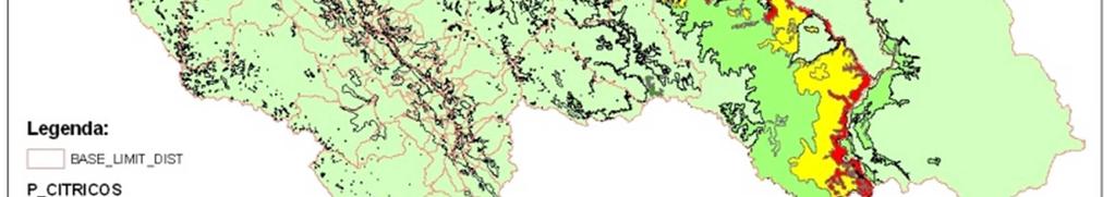 de Pangoa, Mazamari, Satipo, Rio Negro, Pichanaqui, Perene y Rio Tambo; las tierras con potencial medio y bajo son