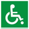 SEÑALIZACIÓN DE SEGURIDAD EMPRESARIAL E INDUSTRIAL 01/10/2015 Página Dirección de salida para discapacitados Persona discapacitada y flecha indicativa Ubicación de salida para discapacitados Persona