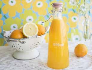 5.2. Contenido de jugo o zumo Es la relación que existe entre el peso del jugo o zumo de la naranja y el peso total expresado en porcentaje.