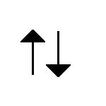 Flechas y otros símbolos de movimiento símbolo: ejemplos: movimiento arriba-abajo movimiento hacia el frente-hacia atras movimiento de la mano
