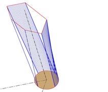 Control gráfico de formas y superficies de transición Análisis La distribución de estas rectas es el punto último del tema geométrico.