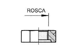 REFERENCIA ROSCA - V122 M 10 X 1 - V123