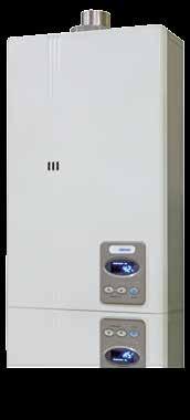 Fiable, funcional y silencioso, el calentador de agua instantáneo de gas responde puntualmente a cada exigencia de uso doméstico y es capaz de satisfacer demandas de agua caliente hasta 12 litros al