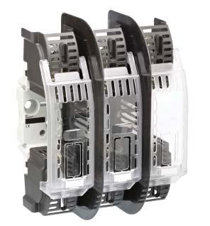 Bases fusibles NH y accesorios - serie SD y TD Descripción Bases fusibles NH con cuerpos termoplásticos, carril DIN o tornillo de montaje (montaje de tornillo de tamaño 4 solamente).