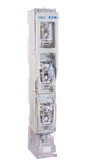 Interruptores seccionadores de fusibles NH - vertical - serie BFD Descripción La gama NH de engranaje vertical de Bussmann está diseñada específicamente para ser usada con fusibles NH.