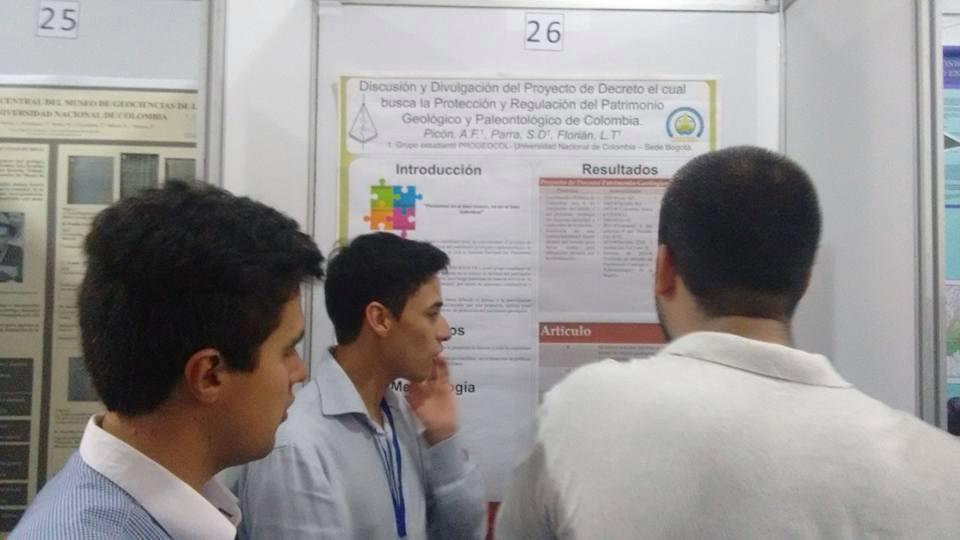 TRAYECTORIA Presentación de posters en el XV Congreso Colombiano de Geología.