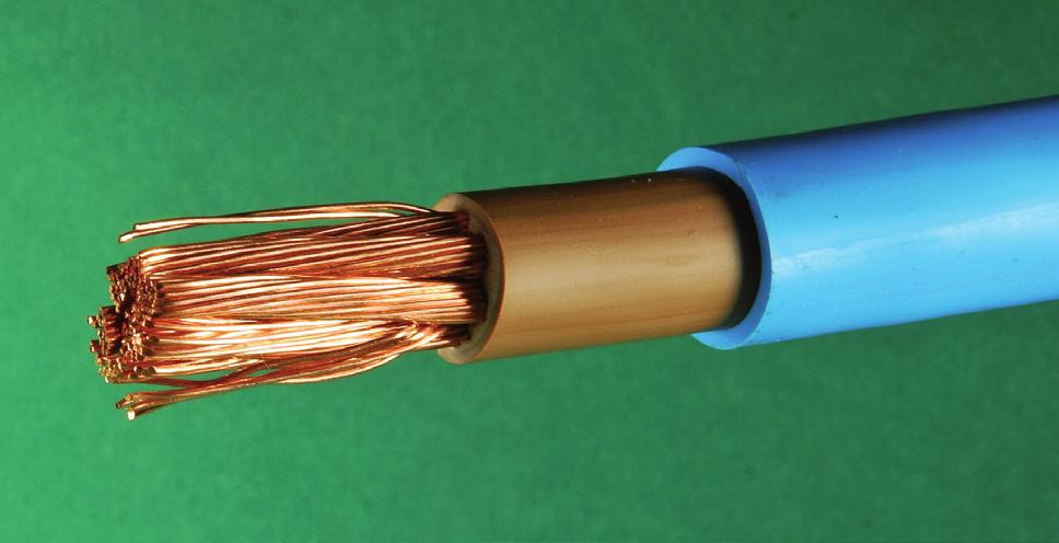 Cable Windflex DESCRIPCIÓN Cables livianos, extraflexibles, retardantes del fuego, con baja liberación de humo y halógenos, resistentes a la torsión (+/- 0º/m) y a la temperaturas extremas (-0ºC /