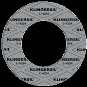 æ Sealing technologies KLINGERSIL C-4324 PN10 KLINGERSIL C-4324 PN10 Material: Fibra de aramida y vidrio con goma NBR.
