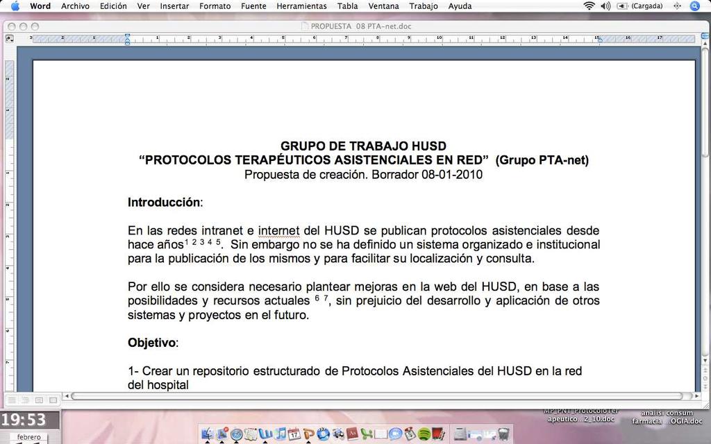 Grupo de Protocolos infección fúngica Hematología Medicina Interna Microbiología Pediatría UCI Farmacia Andrés Novo Luisa