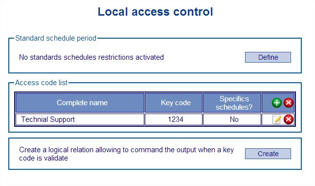 FUNCIONES AVANZADAS Configuración de un código de acceso para abrir la puerta