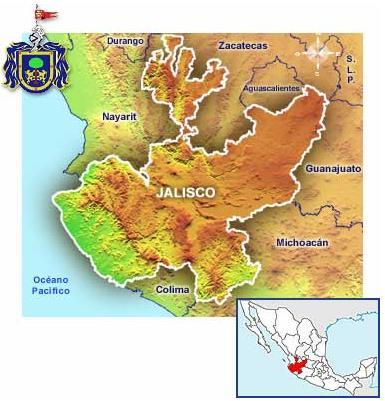 GEOGRAFÍA Y POBLACIÓN El Estado de Jalisco cuenta con una superficie de 78,588 km2. Se localiza en el occidente del país.