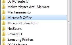Ícono de Acceso a Microsoft Office Word La segunda opción para ingresar a nuestro