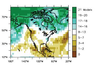 modelos actuales de IPCC indican que la precipitación del verano no cambiará