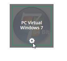 4.- MÉTODOS DE CONEXIÓN AL PC VIRTUAL Antes de pulsar en el PC Virtual que queremos ejecutar también podemos elegir qué tipo de conexión queremos usar para conectarnos a dicho PC Virtual.