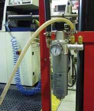 Maneta de Regulación Máxima Calidad en el filtrado de aire Entrada de aire Filtrado fricción Salida aire Filtro carbón activo Regulador asistido por Aire Máxima suavidad de funcionamiento,