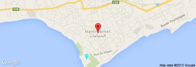 Hammamet Beach Ruta desde Medina of Hammamet hasta Hammamet Beach. Hammamet Beach es un entorno paisajístico que no te puedes perder de Hammamet en Túnez.