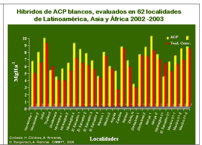 Las Características Agronómicas se Pueden Mejorar en Cultivos Biofortificados Rendimiento de maíz de alta calidad de proteína (ACP) Con 2