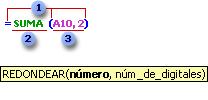 4 Empremática, Guía 5 En el siguiente ejemplo, los paréntesis que rodean la primera parte de la fórmula indican a Excel que calcule B4+25 primero y después divida el resultado por la suma de los