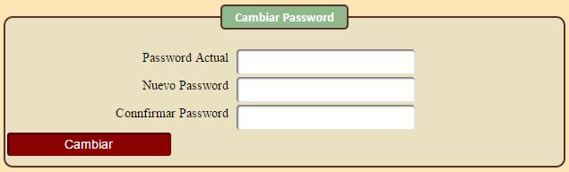 b. Cambiar Password.