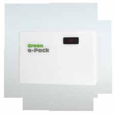 Green e-pack + E Se trata de una unidad compacta que incluye todos los elementos de la bomba de calor además del panel solar termodinámico.