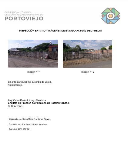 FORMATO 4: PRO-DGCTGS-002-004 Informe Técnico de Inspección y Revisión de documentación previa al
