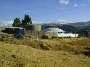 d) Almacenamiento El reservorio de Concepción, está ubicado en la cota 3336.00 msnm. Es de tipo apoyado, de concreto armado, de forma circular y de 1000 m3 de capacidad.