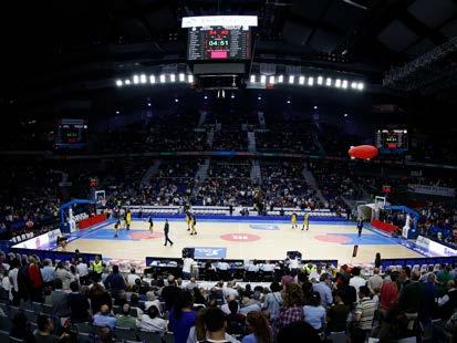 The emblematic WiZink Center is the home of Real Madrid s basketball team and the club s Corporate Hospitality has made the venue s most select areas available to its clients.