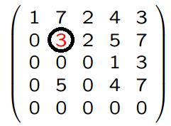 OPERACIONES FILA EN MATRICES OPERACIONES ELEMENTALES EN FILAS: i) Multiplicar (o dividir) una Fila por un número diferente de cero. ii) Sumar un múltiplo de una Fila a otro renglón.