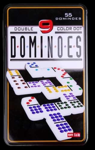 55 Fichas de dominó A doble