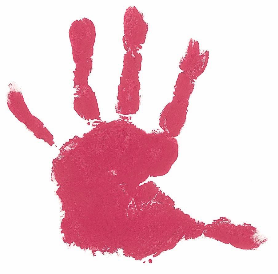 6 Rojo Comentar la lámina con el educando: Qué es? De qué color es? Es igual que nuestra mano?