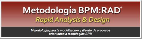 Programa de Formación y Certificación Profesional en Metodología Ágil BPM:RAD Metodología Ágil BPM:RAD Rapid Analysis & Design La Metodología BPM:RAD ha sido desarrollada en base a la experiencia de